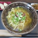 朝そばのアップ