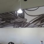 琉球麺　茉家 - 壁の龍