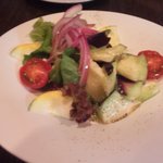 水茄子のサラダ