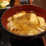 うまかもん家 - 定食の味噌汁