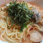 生パスタ&イタリア大衆酒場 小麦屋 - ぷりぷり魚介の明太子パスタ
