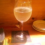 心楽 - 地酒・太平洋のお冷。フルーティで呑みやすい。