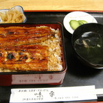 Ajihei - 上鰻重ご飯大盛り