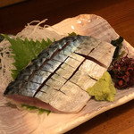 まいもんや かっぱ - 見事なしめ鯖です。