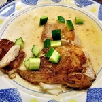 Bistroフルフル - カスベのムニエル（食べかけで失礼します）