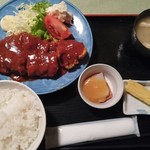 Tempura O Shokuji Dokoro Tsukushi - チキンカツマデラソース定食800