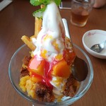 大乃屋 - 串パフェ540円(ぶりプリ丼ぶり1000円とセットで1490円)