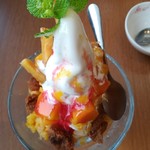 大乃屋 - 串パフェ540円(ぶりプリ丼ぶり1000円とセットで1490円)