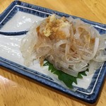 朝市の味処 茶夢 - いか刺し（850円） 2018.6