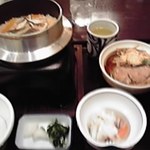 レストラン 東雲 - 鯛釜飯と鯛めんセット1,300円