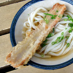 讃岐うどん がもう - ちくわ天とかけうどん（そのまま小）