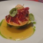 六本木うかい亭 - オマールブルー海老のトマトソース添え