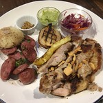 glide CAFE BAR ＆ GRILL - チキングリル1,000円+ミートコンボ350円(外税）