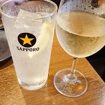 のもでん - 白ﾜｲﾝ&ﾊﾟﾝﾁﾚﾓﾝｻﾜ-