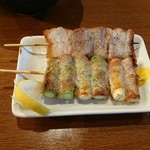 のもでん - ﾊﾞﾗ肉&ｱｽﾊﾟﾗﾍﾞ-ｺﾝ