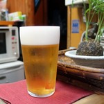 家庭料理 小川 - 生ビール