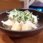 笑菜酒家 みや美 - スズキとカンパチと筍のさっと煮