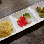 トリワイン ＰＩＫＯＳＨＨＨＵ - 前菜３種盛