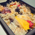 レストランエール - ランチコース 5346円 のお出迎えの花束