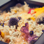 レストランエール - ランチコース 5346円 のお出迎えの花束