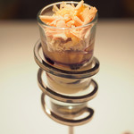 レストランエール - ランチコース 5346円 のモンブランとフォアグラ