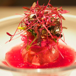 ランチコース 5346円 のスペシャリテ野菜のパフェ