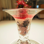 レストランエール - ランチコース 5346円 のスペシャリテ野菜のパフェ