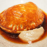 レストランエール - ランチコース 5346円 の白子のパイ包み焼き 菊芋のピューレ