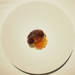 レストランエール - ランチコース 5346円 のシュー 加賀棒茶 柑橘