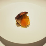 レストランエール - ランチコース 5346円 のシュー 加賀棒茶 柑橘