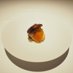 レストランエール - ランチコース 5346円 のシュー 加賀棒茶 柑橘