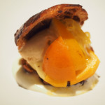 レストランエール - ランチコース 5346円 のシュー 加賀棒茶 柑橘