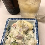 元祖立ち飲み屋 - ポテトサラダ、確か180円
