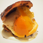 レストランエール - ランチコース 5346円 のシュー 加賀棒茶 柑橘