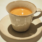 レストランエール - ランチコース 5346円 のコーヒー