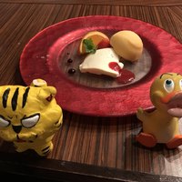 RISTORANTE Orobianco - 自家製パンナコッタとマンゴーパッションのソルベ添え
