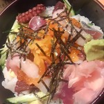 鉄 - トロたくバラチラシ丼