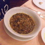 ダノイ高輪 - 前菜のダノイ名物 豆と野菜を煮込んだスープでございます（2011.07）