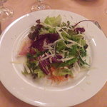ダノイ高輪 - 前菜の有機野菜のサラダ カプリチョーザでございます（2011.07）