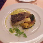 ダノイ高輪 - 本日の鮮魚のロースト サフラン風味のアイオリソースでございます（2011.07）