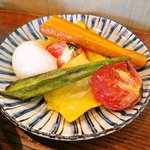 絹延橋うどん研究所 - 夏の焼野菜