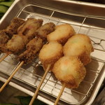 かすうどん 風土 - 牛カツ、ちくわチーズ