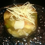 和食すがわら - 天使の海老のゼリー寄せ。