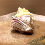 うを徳 - 鹿児島 出水 鯵（握り）