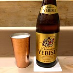 うを徳 - ヱビスビール（中）