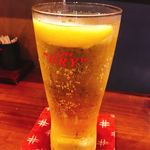 鳥田中 - 酎ハイ(金宮ハイボール)  380円