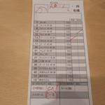 麗ちゃん - 伝票