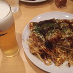 冷えたビールと