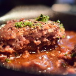 Beef Garden - 黒毛和牛ハンバーグ セット@税込1,180円