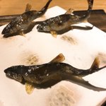 御料理 光安 - 稚あゆの塩焼き